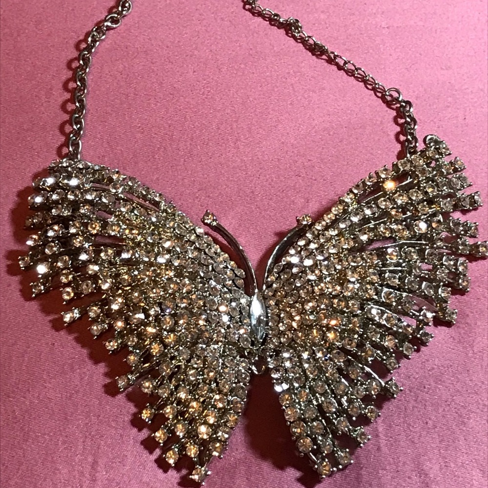 Beautiful butterfly necklace.